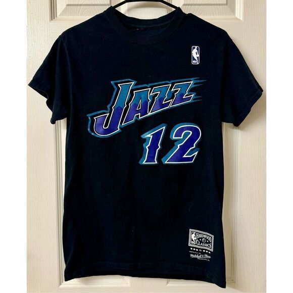 Utah Jazz John Stockton #12 Nostalgia Co. Mitchell & Ness Hardwood Classics S - Picture 1 of 8